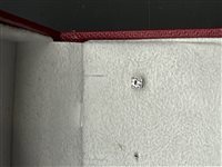 Orecchini Artigianale in Oro bianco Diamante OROR-128-253